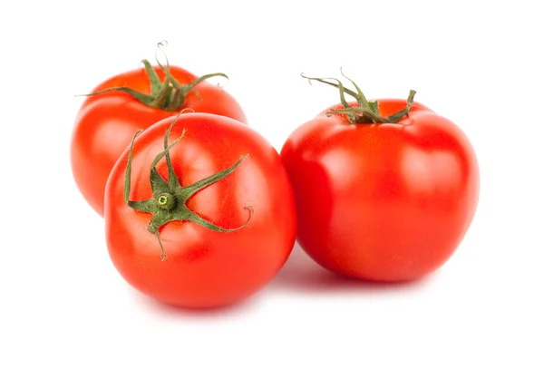 Drei reife rote Tomaten — Stockfoto