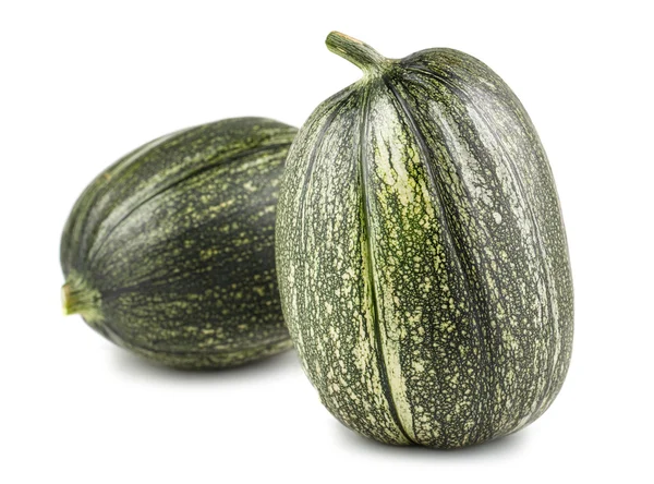 Pair of fresh green marrows — Stock Photo, Image