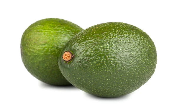 Two green ripe avocado — Stock Photo, Image