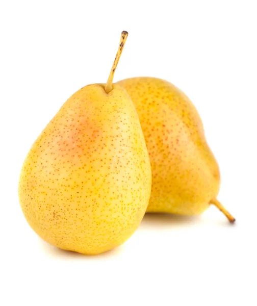 Pair of yellow ripe pears — Stock Photo, Image