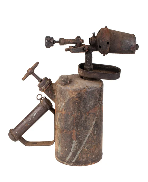 Vintage old blowtorch — Stock Photo, Image