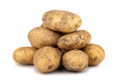 Olgun patates yığını