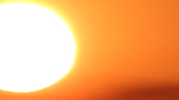 Zonsondergang achtergrond time-lapse — Stockvideo