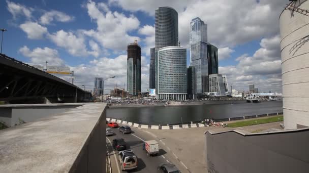 Skyscrapers of Moscow City — Stock Video