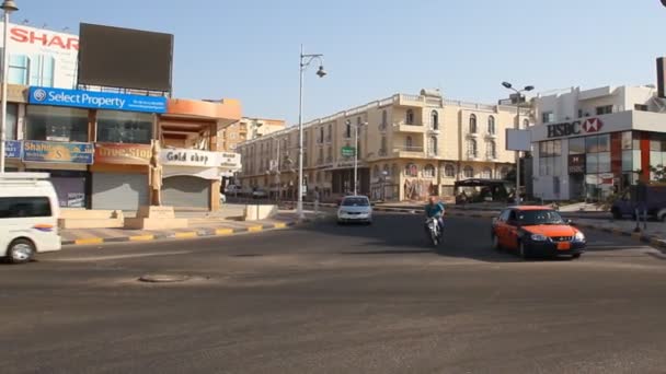 Ruas de Hurghada — Vídeo de Stock