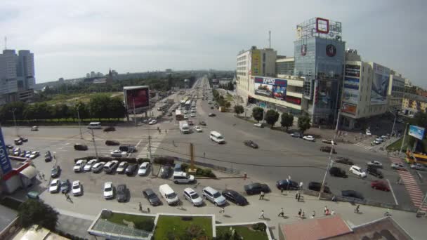 Ville de Kaliningrad machine Time lapse — Video