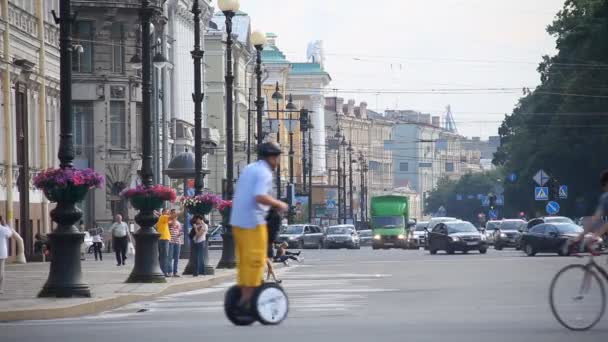 Ruas de São Petersburgo — Vídeo de Stock