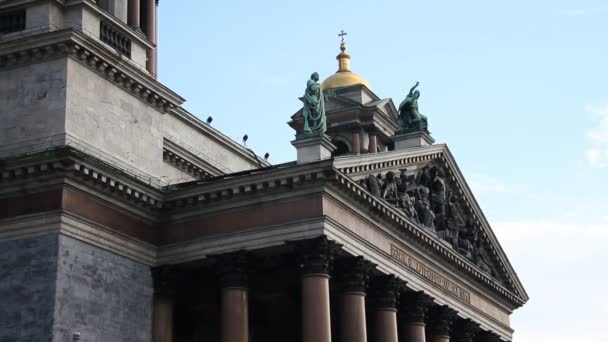 Saint Isaac Cathedral — Stock Video