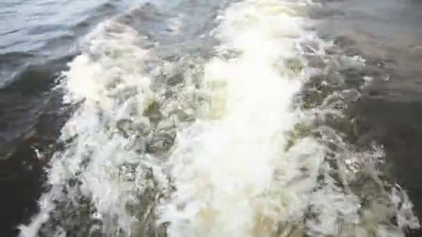 Andando em um barco em São Petersburgo — Vídeo de Stock