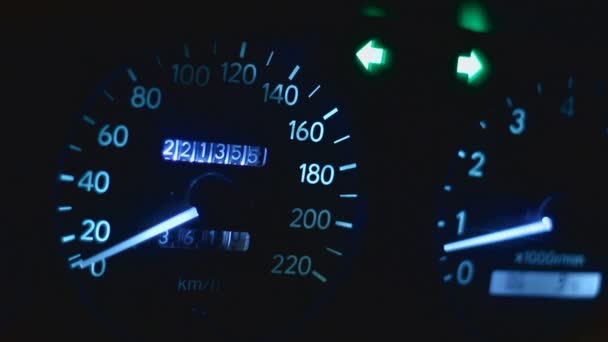 Speedometer — Stock Video