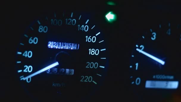 Speedometer — Stock Video