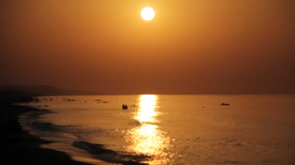 Alba sul mare — Video Stock