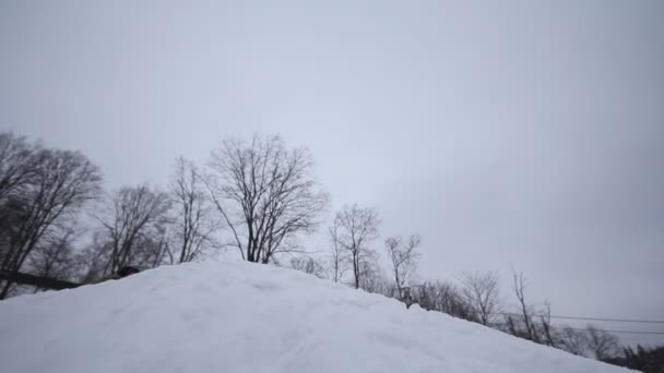 单板滑雪者 — 图库视频影像