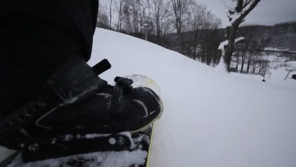Snowboarder — Vídeos de Stock