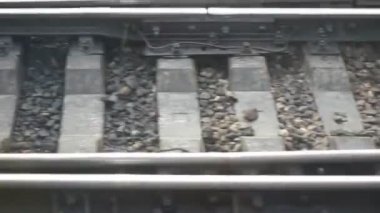 başka bir tren rayları görünümü