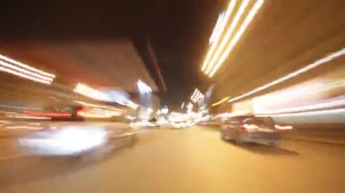 gece, timelapse sürüş