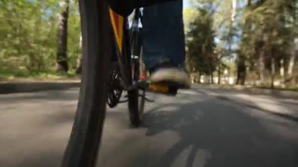 Caminhe na bicicleta — Vídeo de Stock