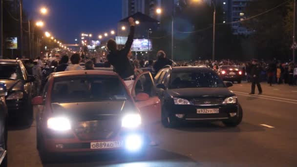 Oglądanie fajerwerków Pokaż — Wideo stockowe