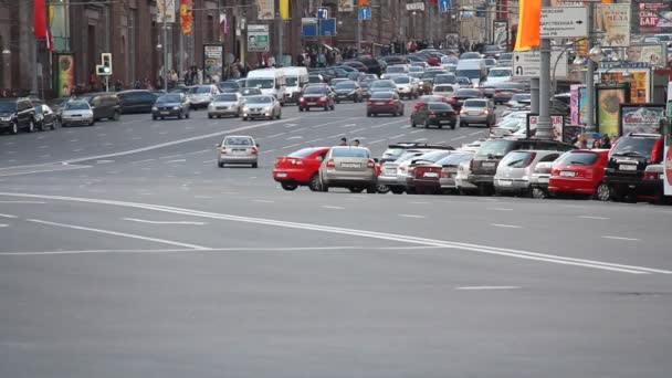 Strade della città — Video Stock