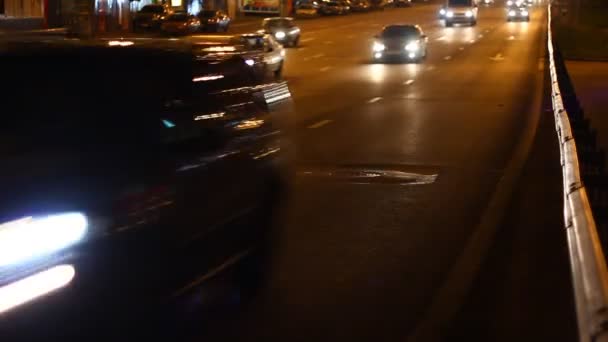 Gece sokak — Stok video