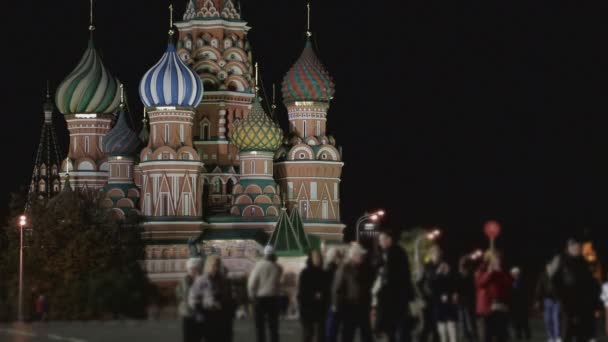 Ніч Червоної площі — стокове відео