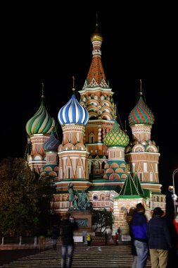 gece Aziz basil Katedrali