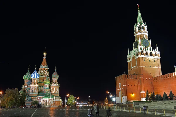 Night red Square — Stock Photo, Image