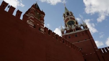 Moskova kremlin duvarı panorama