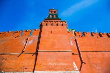 metin alanı olan Moskova kremlin duvarı