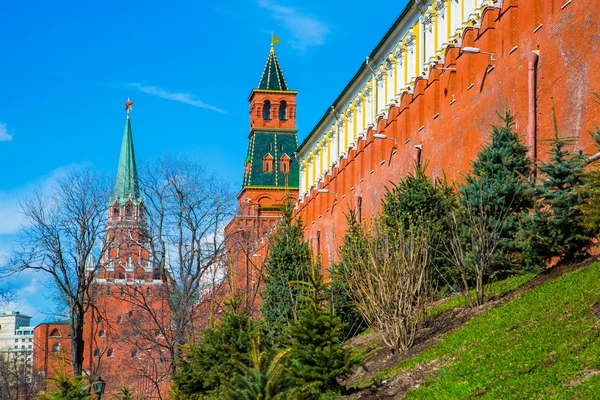 Moscow Kremlin spring — Stock Photo, Image