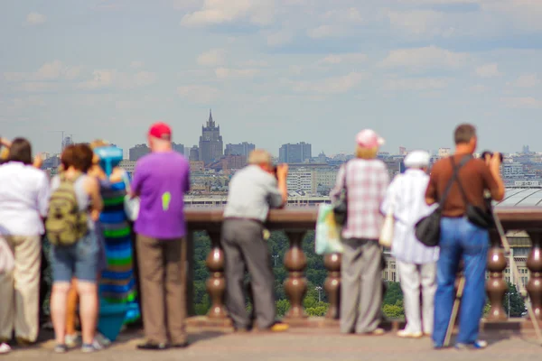 turistler üzerinde gözlem güverte vorobyovy kanlı