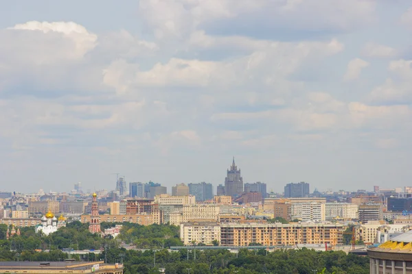 Vista desde la plataforma de observación Vorobyovy Gory —  Fotos de Stock