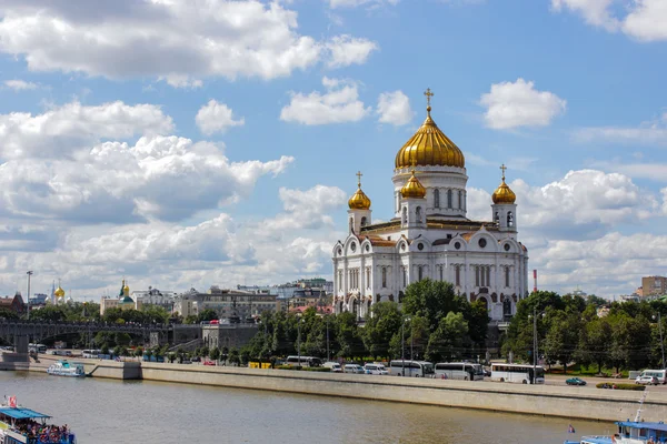 그리스도 구세주의 대성당입니다. 러시아, 모스크바 — 스톡 사진