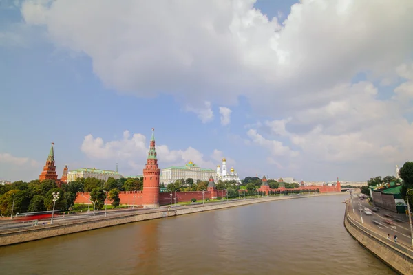 Moscow kremlin embankment — Stock Photo, Image