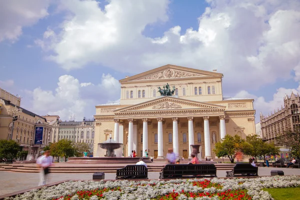 Divadlo Bolshoi v Moskvě, Rusko — Stock fotografie
