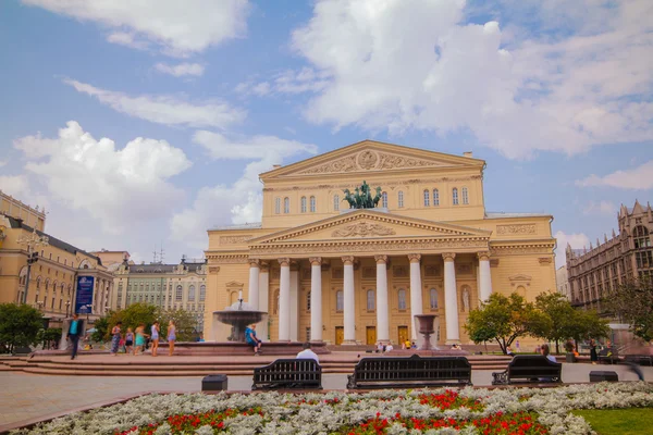 Divadlo Bolshoi v Moskvě, Rusko — Stock fotografie