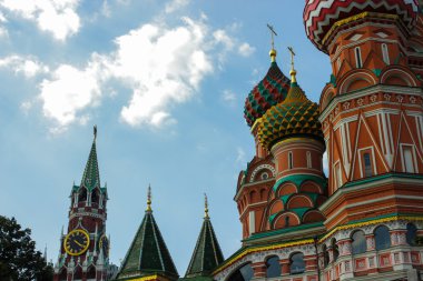 güneşli Moskova kremlin