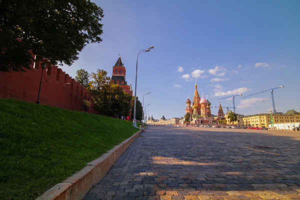 Zonnige kremlin van Moskou — Stockfoto