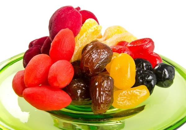 Dried fruits on background — Stock Photo, Image