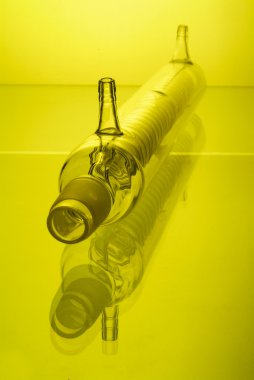 arka plan yansıması ile kimya cam ürünleri