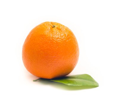 Beyaz arkaplanda turuncu izole edilmiş