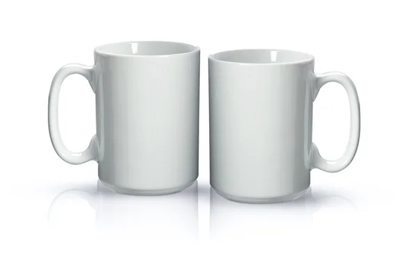 Чашка ізольована на білому фоні — стокове фото