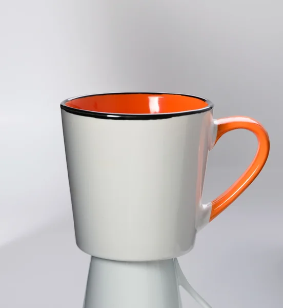 Tasse isolée sur fond blanc — Photo