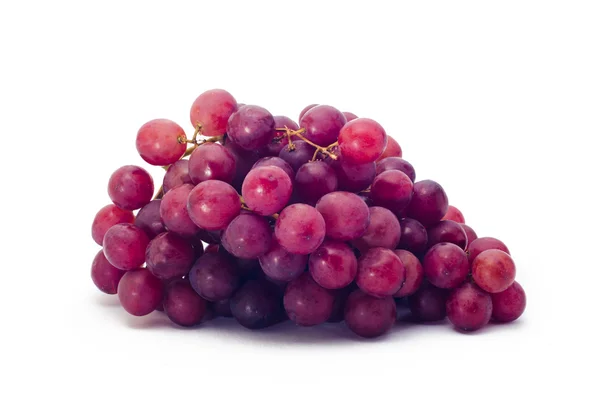 Red grape isolated on white — Stock Photo, Image