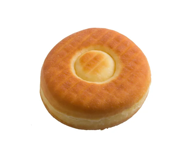 Donut isolado no fundo branco — Fotografia de Stock