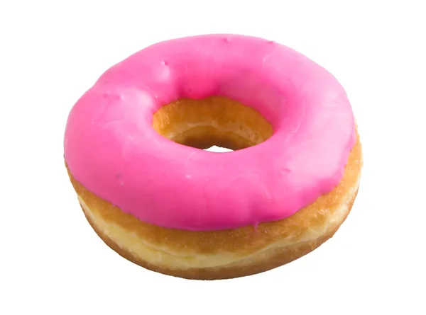 Donut isolado no fundo branco — Fotografia de Stock