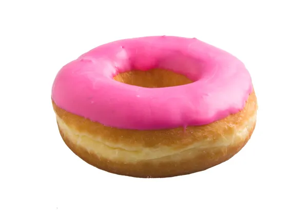 Donut isolado no fundo branco — Fotografia de Stock
