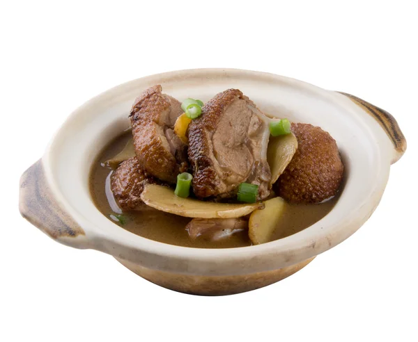 Утка. Китайская тушеная утка азиатская еда — стоковое фото