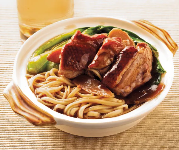 Duck noodle. food asia Stock Image