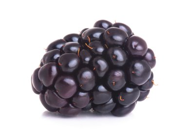 Beyaz bir arka plan üzerinde izole blackberry